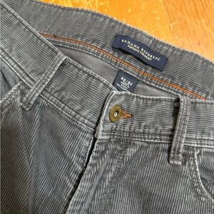 Banana Republic Gray Corduroy Pants 33/32